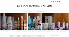 Desktop Screenshot of lapetitechronique.com